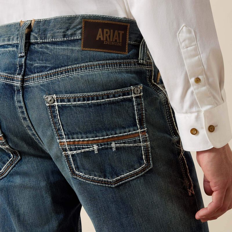 Ariat M4 Coltrane Relaxed Boot Cut Jean - Durango