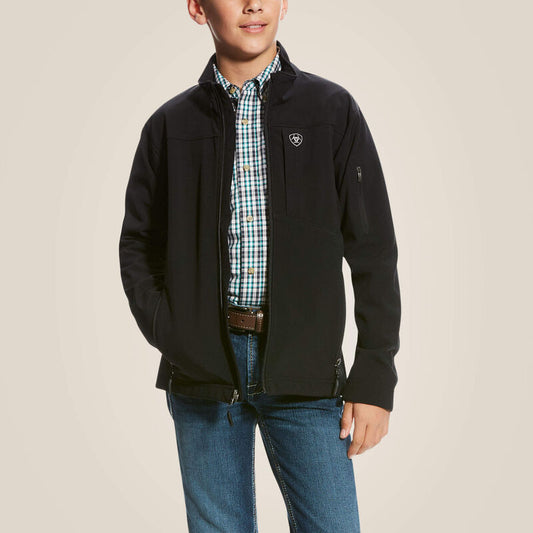 Youth Ariat Vernon 2.0 Softshell Jacket - Black
