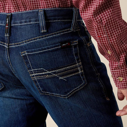 Ariat FR M4 Relaxed DuraStretch Boot Cut Jean - Platinum
