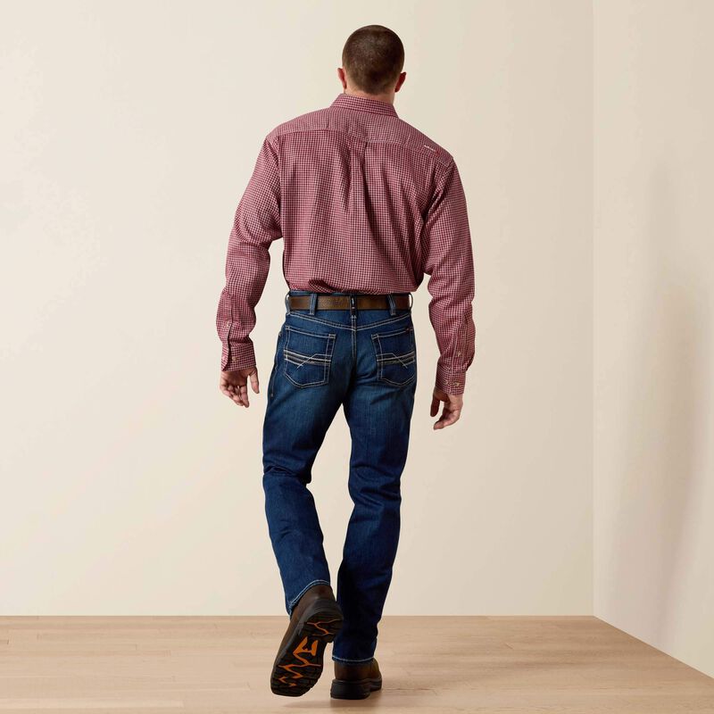 Ariat FR M4 Relaxed DuraStretch Boot Cut Jean - Platinum