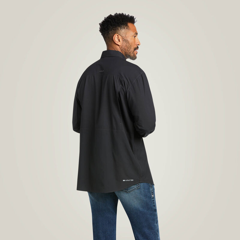 Ariat Men’s VentTEK Outbound L/S Shirt - Black