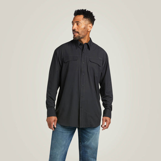 Ariat Men’s VentTEK Outbound L/S Shirt - Black