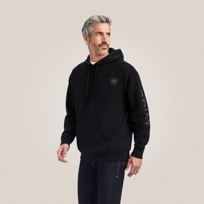 Men’s Ariat Logo Hoodie - Black