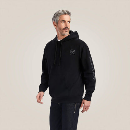 Men’s Ariat Logo Hoodie - Black