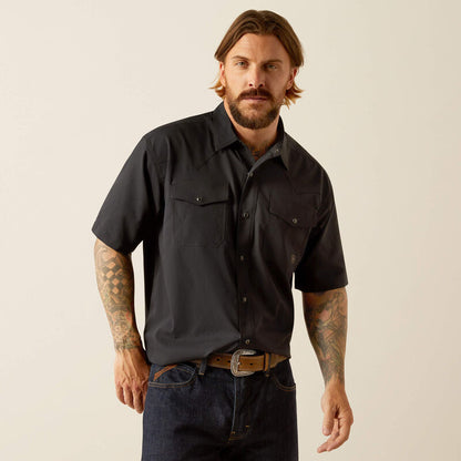 Ariat Men’s Western Venttek Snap Shirt - Black