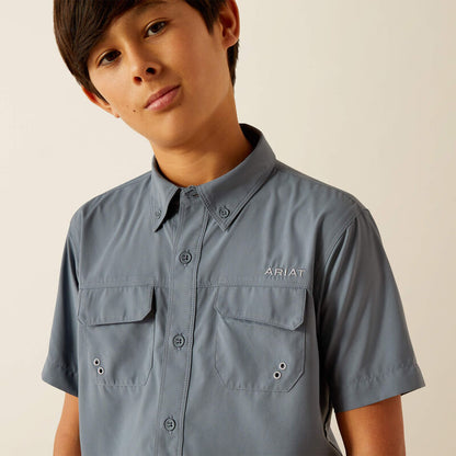 Ariat Youth VentTEK Outbound Classic Shirt - Newsboy Blue