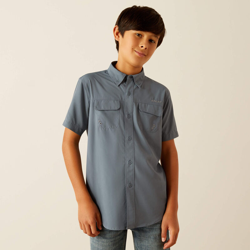 Ariat Youth VentTEK Outbound Classic Shirt - Newsboy Blue