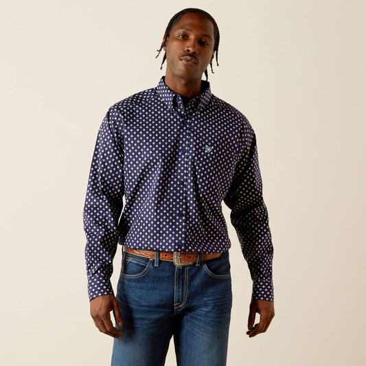 Ariat Stone L/S Shirt - Dark Blue