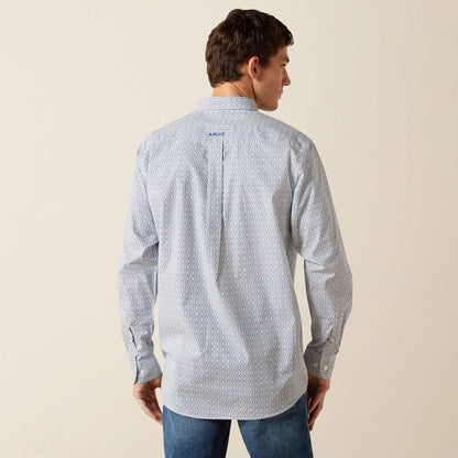 Ariat Santos Fitted LS Shirt - Cream