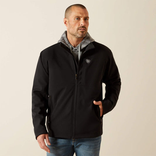 Men's Ariat Vernon Softshell Jacket - Black