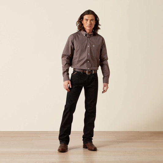 Men’s Ariat Arthur WF L/S Shirt  - Brown