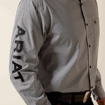 Ariat Team Pablo  L/S Shirt - White/Black