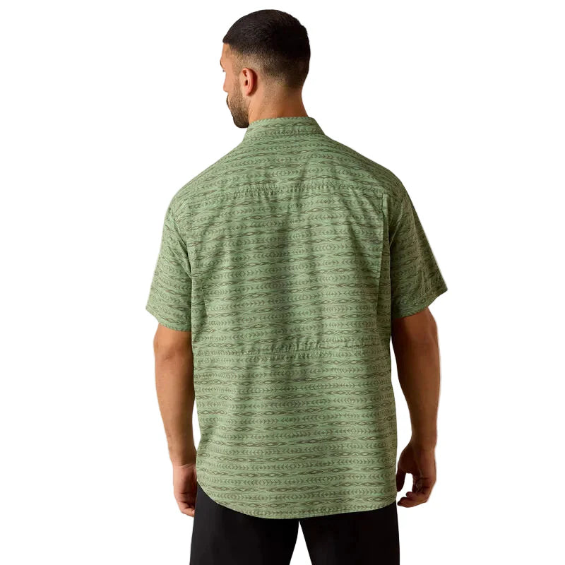 Ariat Men’s Printed VentTEK Outbound Shirt - Green