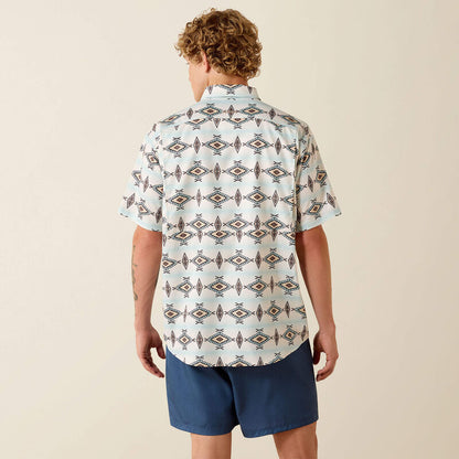 Ariat Men’s Printed VentTEK Shirt - Off White