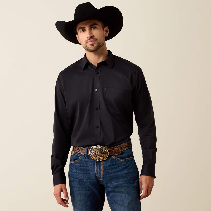 Men’s Ariat Everything L/S Shirt - BLACK