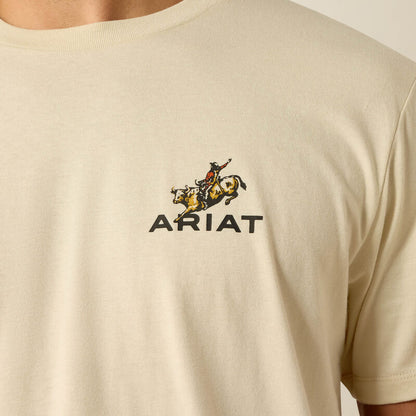 Ariat Ride Em Cowboy Tee - Natural