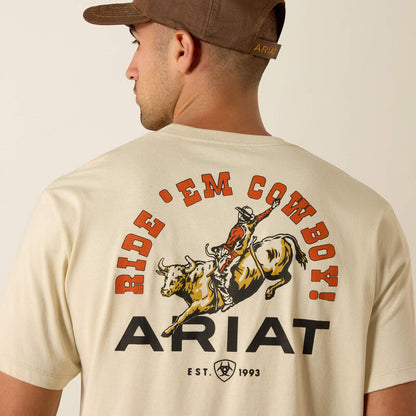 Ariat Ride Em Cowboy Tee - Natural