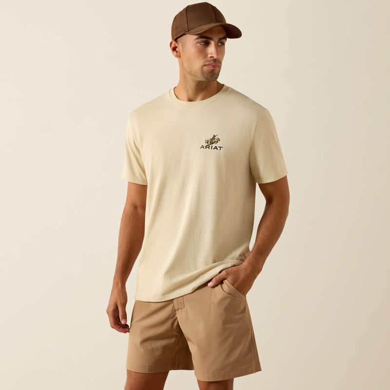 Ariat Ride Em Cowboy Tee - Natural