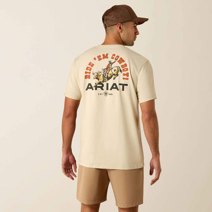 Ariat Ride Em Cowboy Tee - Natural