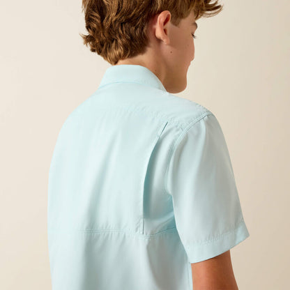 Ariat Youth Venttek Outbound Shirt - Blue Glow