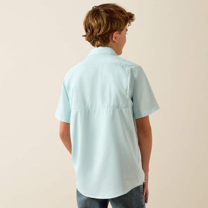 Ariat Youth Venttek Outbound Shirt - Blue Glow