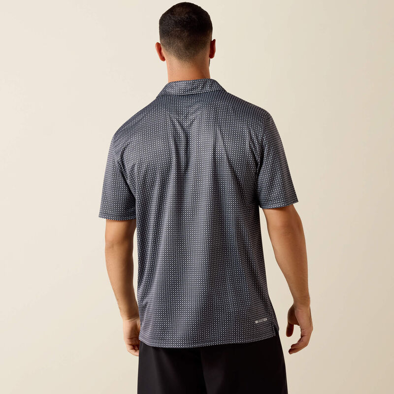 Ariat All Over Print  Polo - Sky Rocket Pinwheel Geo Print