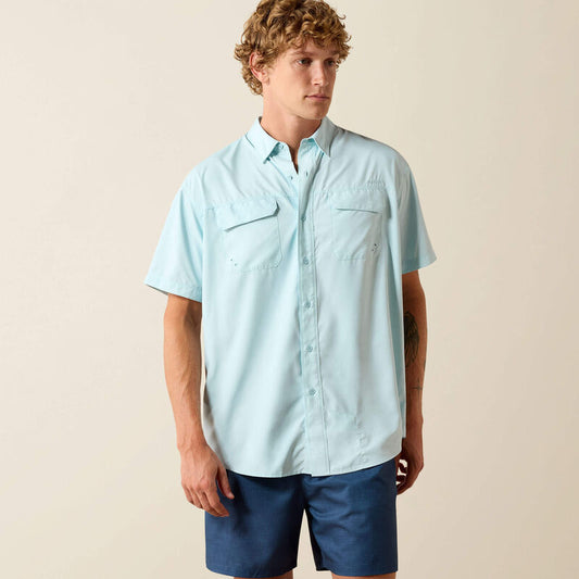 Ariat Men’s VentTEK FITTED Outbound Shirt - Blue Glow