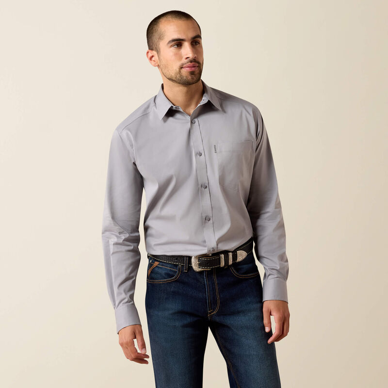 Men’s Ariat Everything L/S Shirt - SKY ROCKET