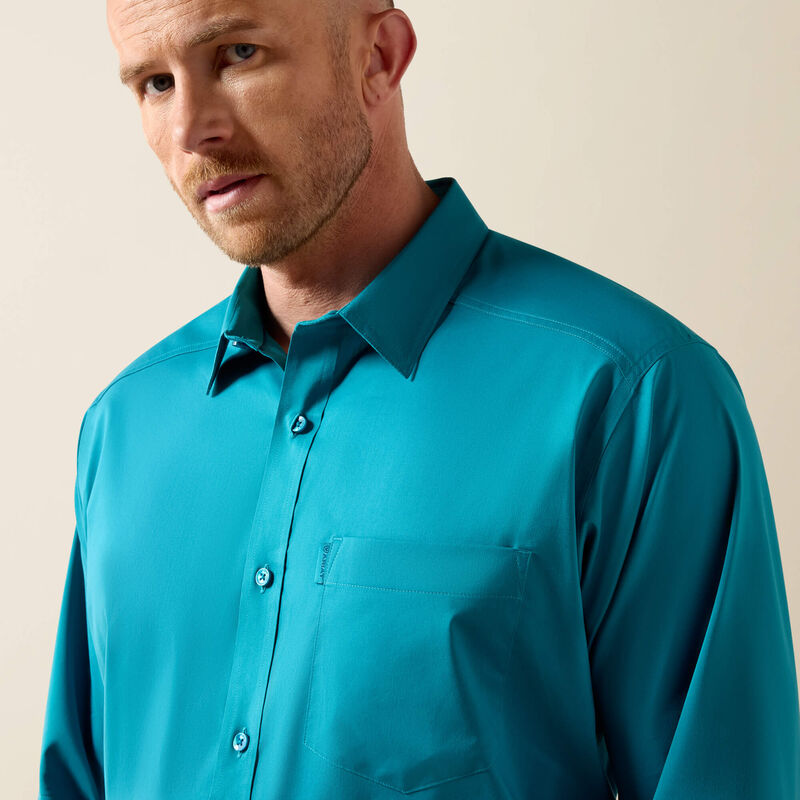Men’s Ariat Everything L/S Shirt - TAHITIAN TIDE