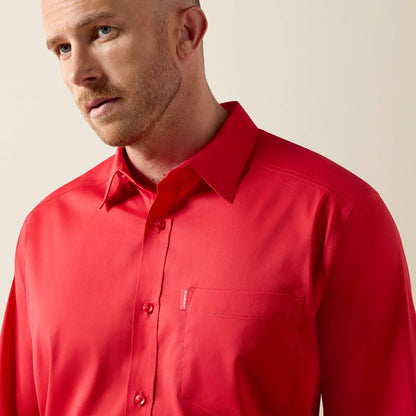 Men’s Ariat Everything L/S Shirt - Scarlet Red