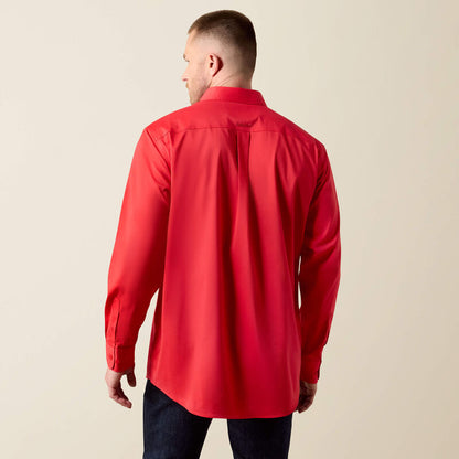 Men’s Ariat Everything L/S Shirt - Scarlet Red
