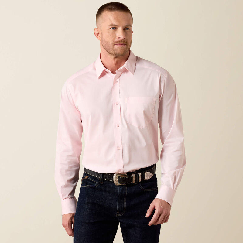 Men’s Ariat Everything L/S Shirt - ICY PINK