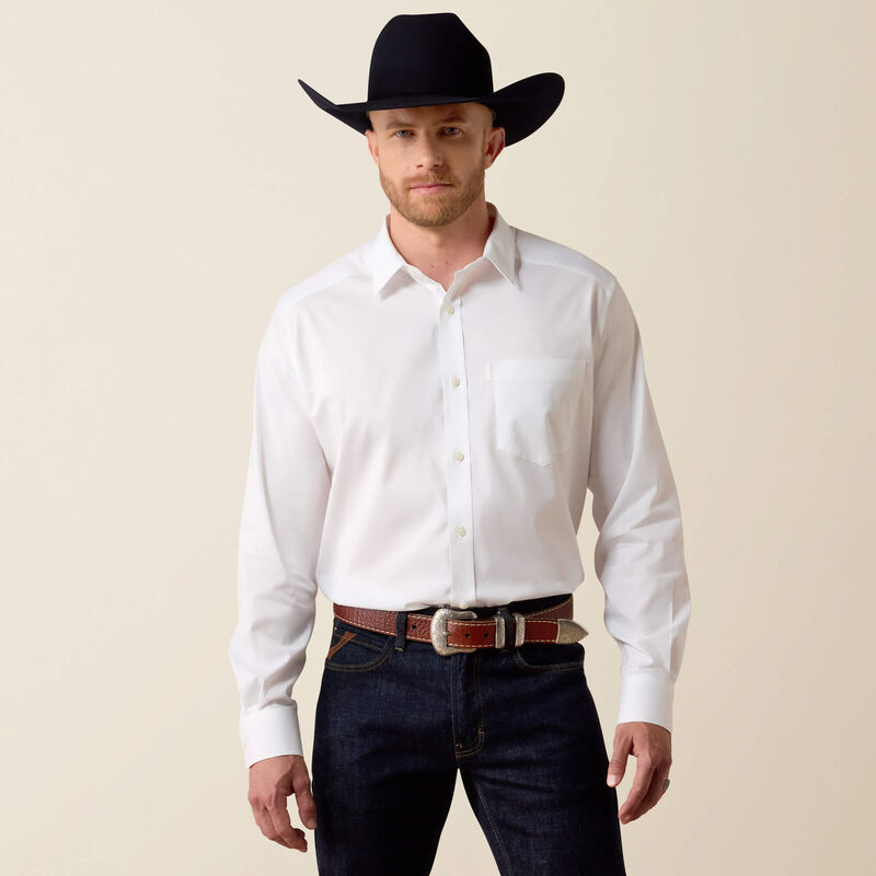 Men’s Ariat Everything L/S Shirt - White