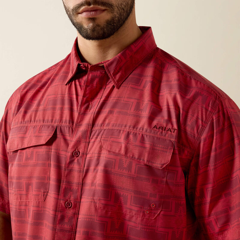 Ariat Men’s VentTEK Outbound Shirt - Rhubarb Red