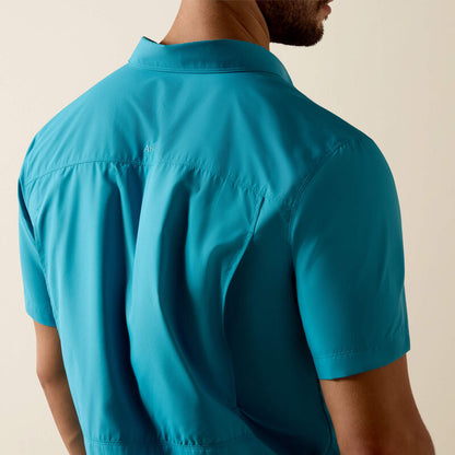 Ariat Men’s VentTEK Outbound FTD SS Shirt -  Blue Moon