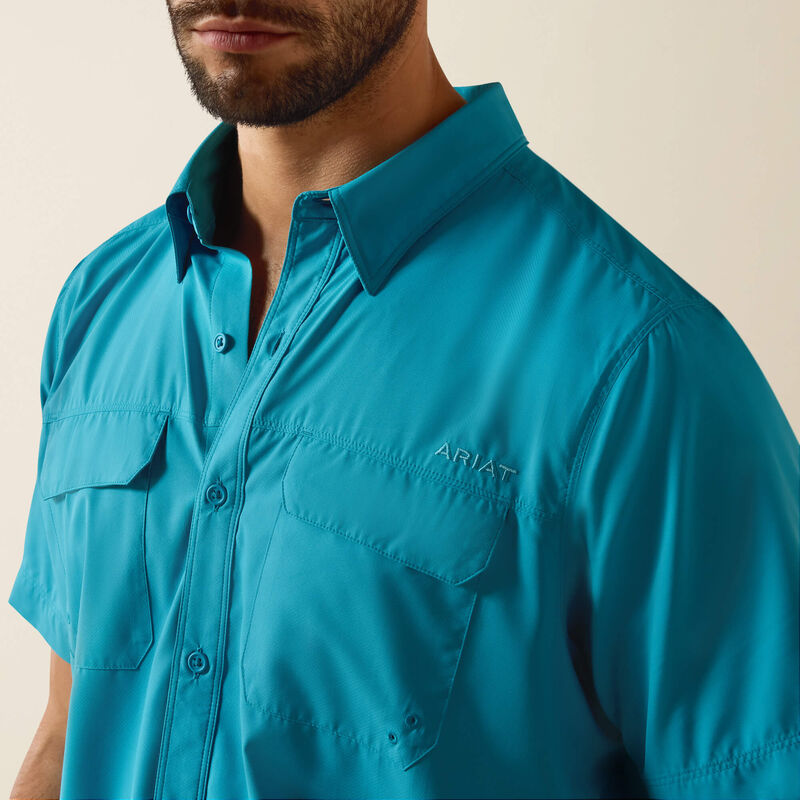 Ariat Men’s VentTEK Outbound FTD SS Shirt -  Blue Moon