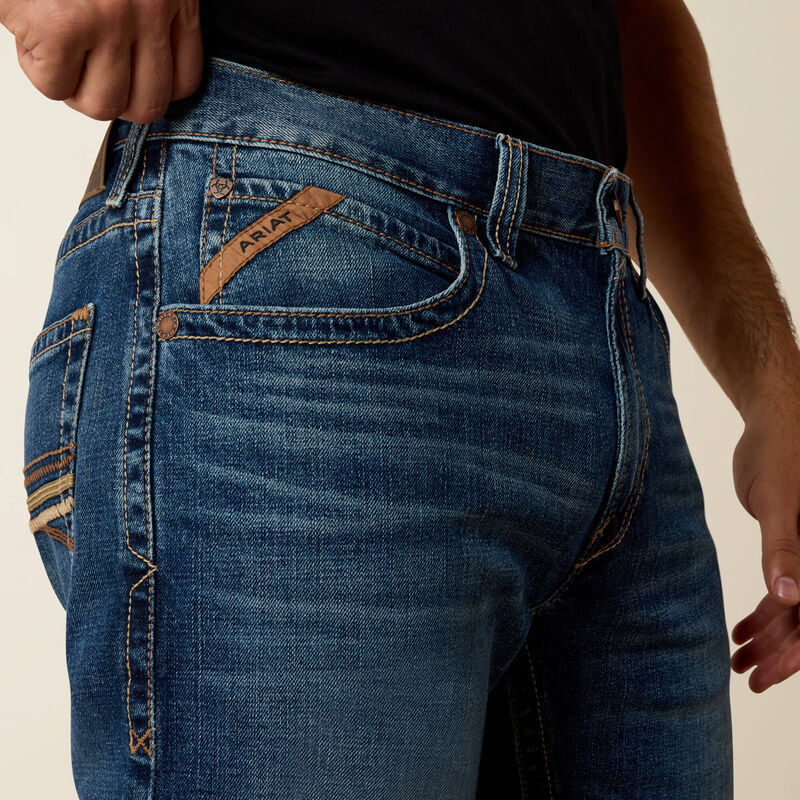 Ariat M4 Thornton Relaxed Boot Cut Jean - Heath