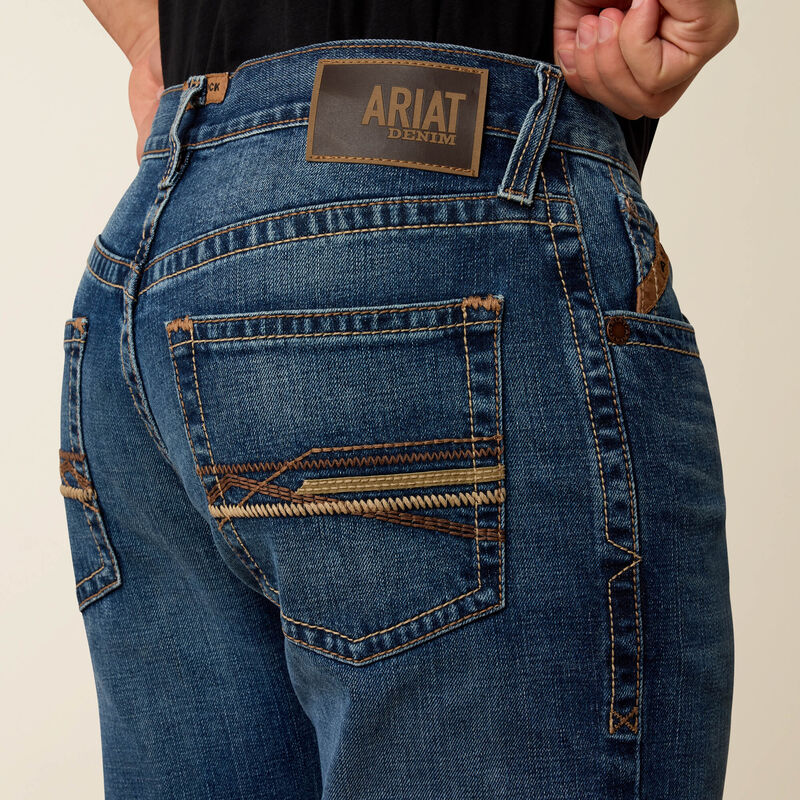 Ariat M4 Thornton Relaxed Boot Cut Jean - Heath