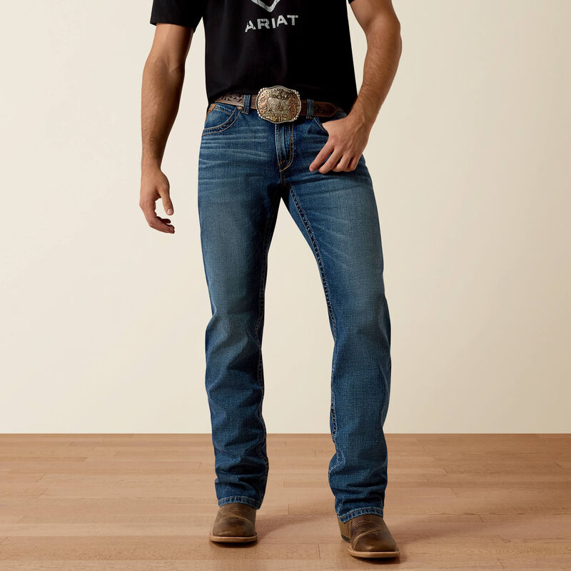 Ariat M4 Thornton Relaxed Boot Cut Jean - Heath