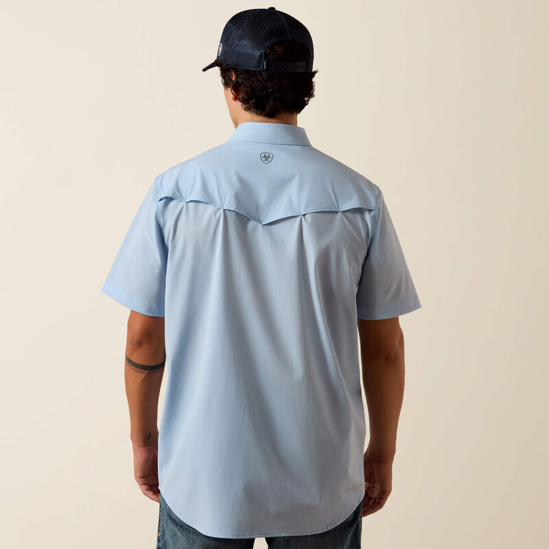Ariat FrontierFlex VentTEK Western Fitted Snap - Skyway