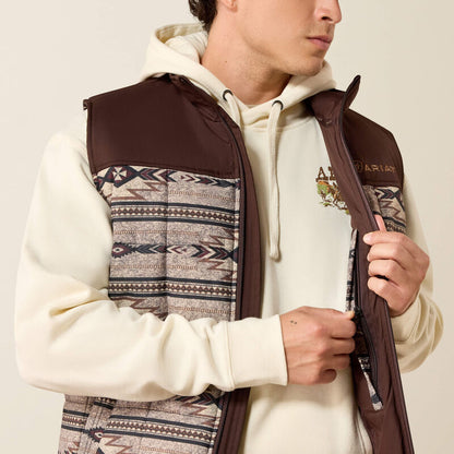 Men's Ariat Crius Insulated Vest - Tonal Southwest