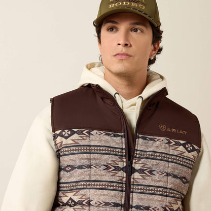 Men's Ariat Crius Insulated Vest - Tonal Southwest