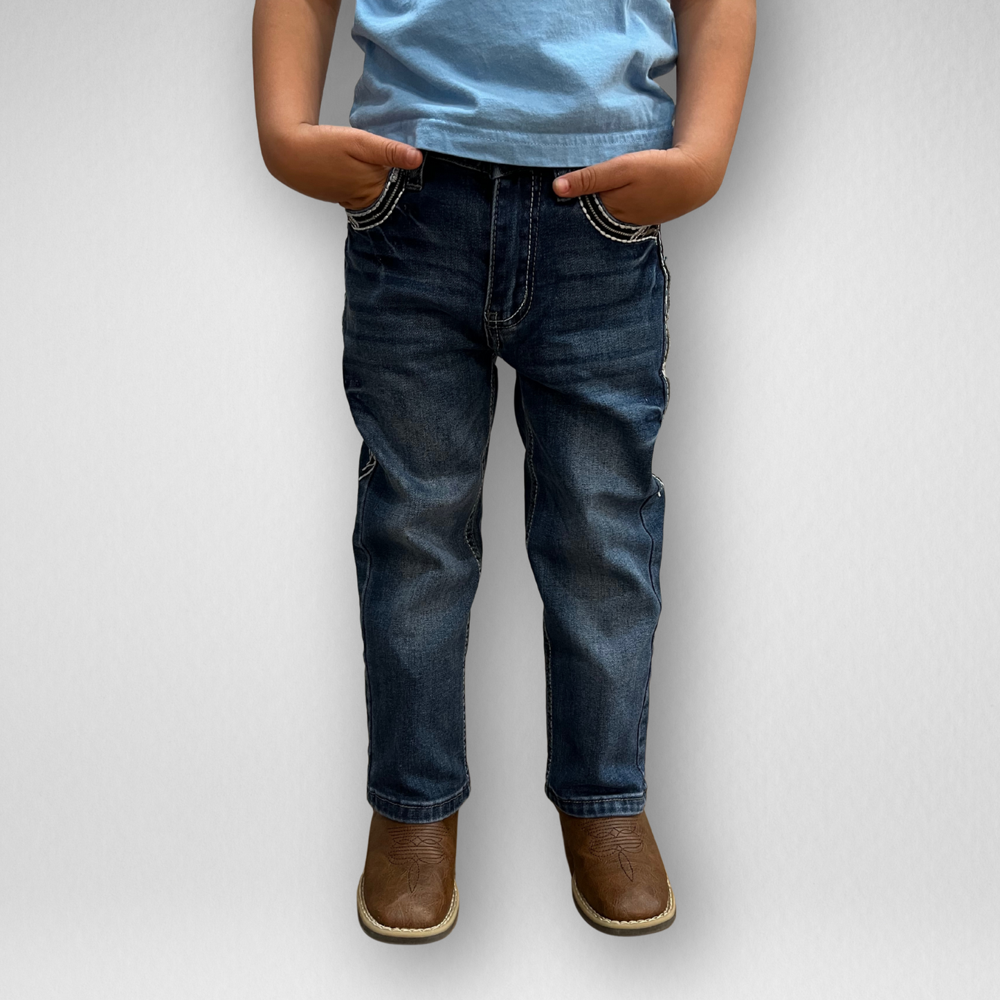 Youth Ace of Diamond Denim (P-1380-Dark Blue)
