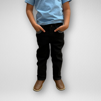 Youth Ace of Diamond Denim (P-1380-Jet Black)