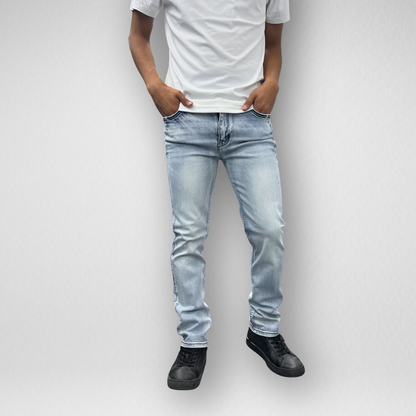 Youth Ace of Diamond Denim (P-1380-Light Blue)