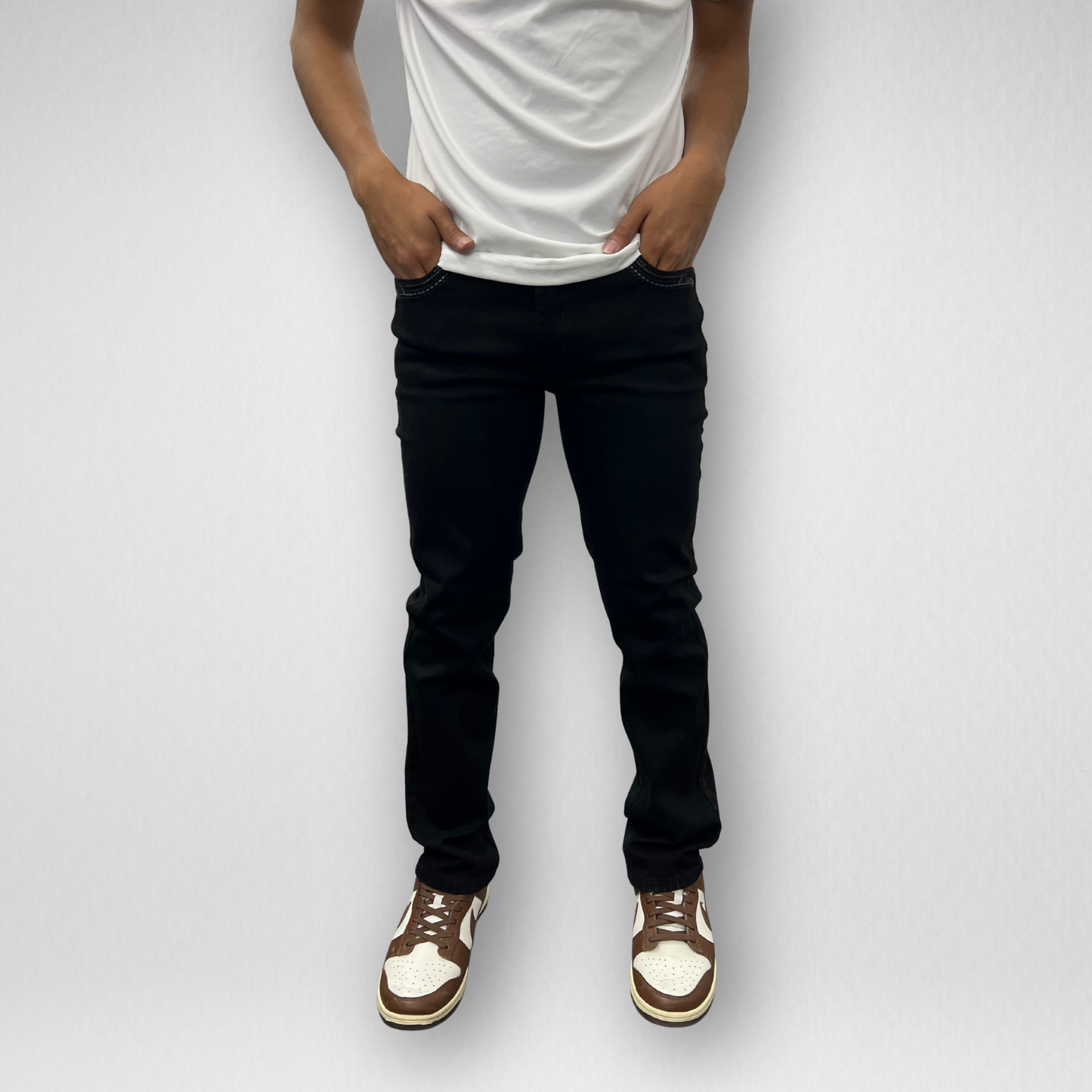 Youth Ace of Diamond Denim (P-1400-Jet Black)