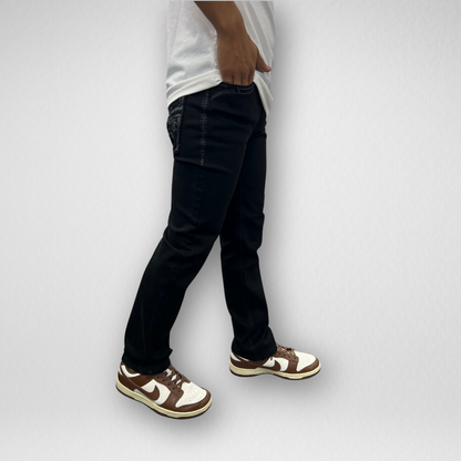 Youth Ace of Diamond Denim (P-1400-Jet Black)