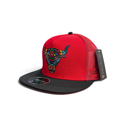 Lost Calf Hat - Alebrije Red/Black