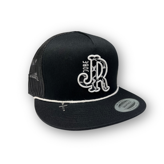 JJR Brand - Cow Print Black Rope