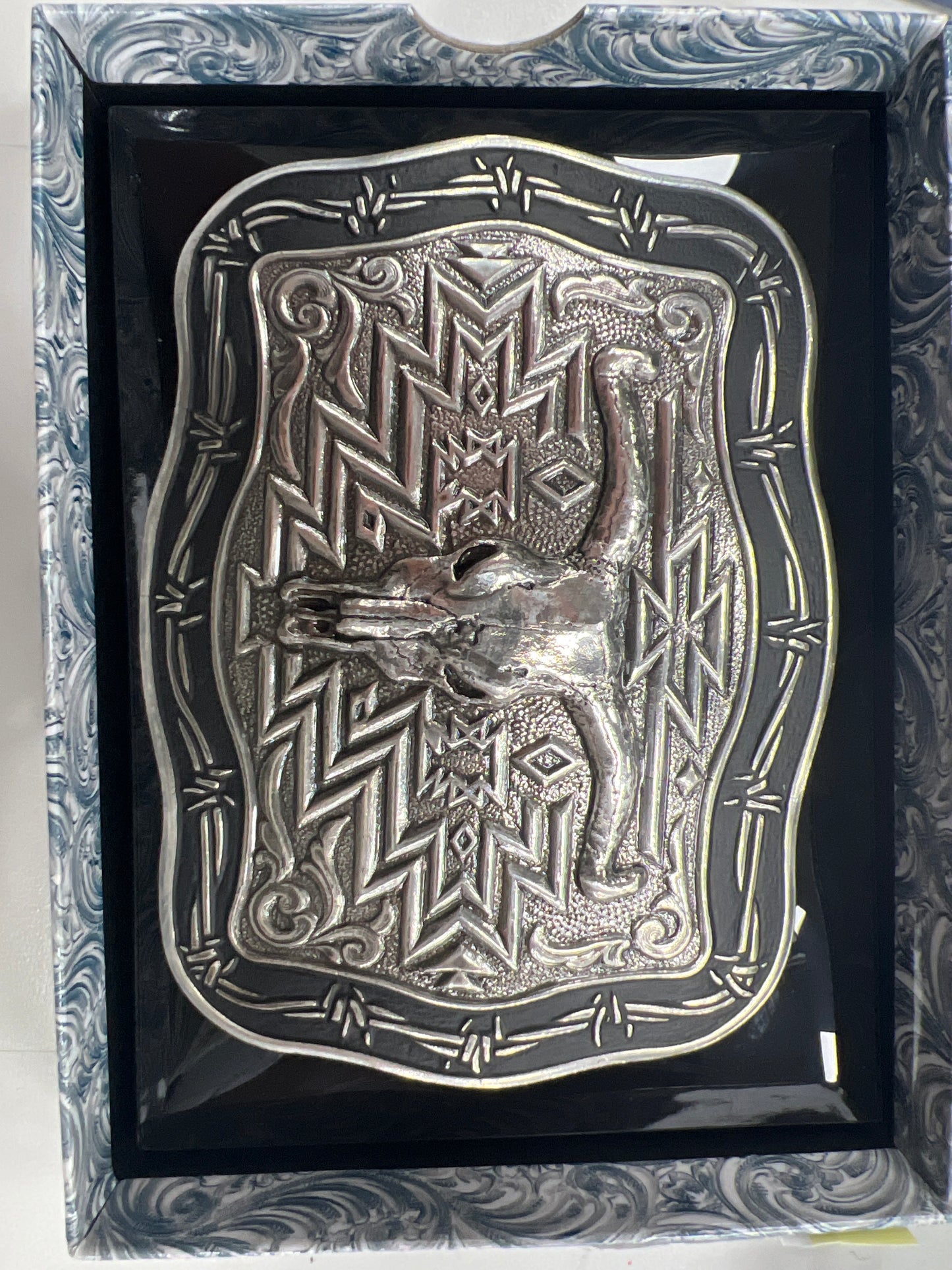 Men's CRUMRINE  Steerhead Skull Buckle